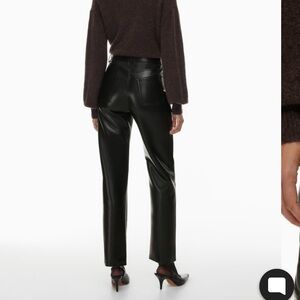 Aritizia Wilfred Melina Faux Leather Pants